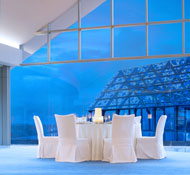 Conferences on the roof at one of the top Bali hip hotels