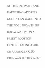 Perfect for a Bali resort wqedding is the Celebration Pavilion, rooftop