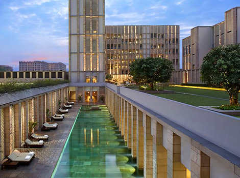 An inward-looking courtyard design sets aside The Lodhi New Delhi, a top luxury hotel