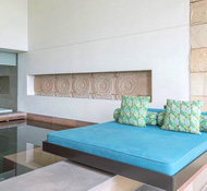 Plunge pools are a room accessory