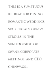The Club at The Legian, is a separate pampered enclave