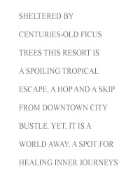 This top Singapore luxury villa resort is perfect for romantic weddings and wellness escapes