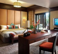 Rasa Sayang Premier rooms are spacious with open views