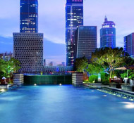 Breezy poolside at The Ritz-Carlton, Shenzhen