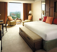 Thai-style rooms are spacious at this Chiang Mai luxury hotel