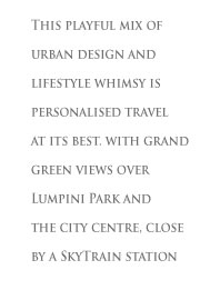 With a hip approach to conferences this will be  one of the best Bangkok hotels for corporate meetings