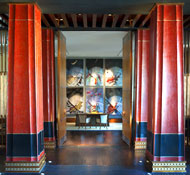 Red pillars and design chic help make this one of the best luxury resorts in China