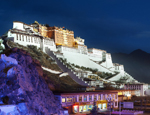 Night view of the Potala Palace