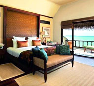 Spacious bedroom at a breezy villa