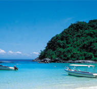 There is blue water aplenty at Tanjong Jara Resort