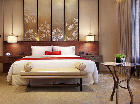 Subtle Chinese chic is blended with mod touches