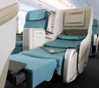 Widest business class seats, Korean Air Prestige Class