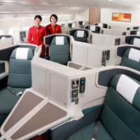 Cathay Pacific new business class rolled out March 2011