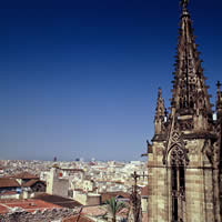 The Barcelona Cathedral church