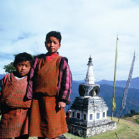 Bhutan fun guide, Nabgang scenery