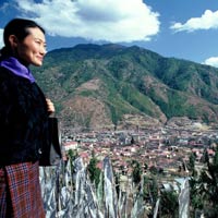 Bhutan guide, View from Changangka Monastery