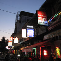 Phnom Penh nightlife, bars on Street 104 are dangerous late at night