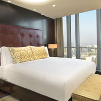 Almaty luxury hotels for business travellers, Ritz-Carlton room with a view