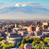 Yerevan fun guide, mountains provide a grand backdrop to the city