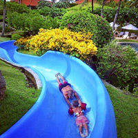 Best Asian child-friendly hotels, splash slide at Grand Hyatt Bali