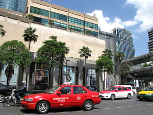 Bangkok riots and protests, back to normal mid-June 2010 outside Gaysorn in Ratchaprasong