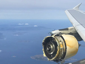 Engine that blew up on Air France A380 in 2017