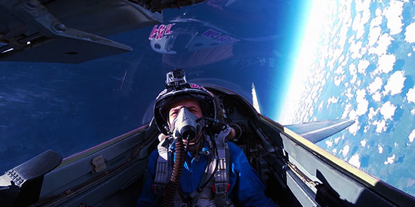 MiG-29 edge of space flight