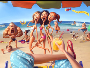 Can you really trust travel images online? Beach scene by Tiago Hoisel