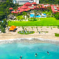 Holiday Inn Baruna Bali is a very well featured and popular family hotel with beach