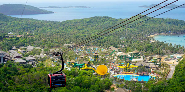 Phu Quoc cable car - the island opens to international travellers November 2021