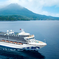 Asian cruising in 2024, Diamond Princess in Indonesia