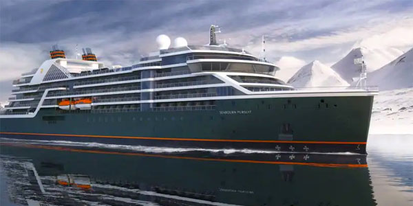 Seabourn Pursuit - sister ship Venture does the Northwest Passage August 2023