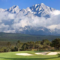 Golf courses in China, Jade Dragon Lijiang's has a delightful mountain course