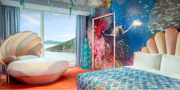 The Fullerton Ocean Park Hong Kong - Mermaid Princess Room - new Hoong Kong family hotels review
