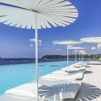 Romantic Phuket resort weddings at Kata Rocks at its magnificent infinity pool