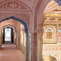 India romantic wedding in Rajasthan, Samode Palace