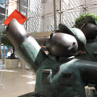 Langham Place fun art is a heady distraction for the Mongkok bound