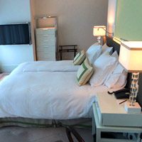 The Lanson Place Two Bedroom Penthouse Suite is our pick for longstays or a homey experience