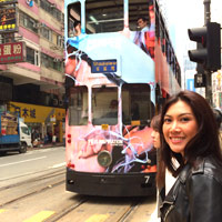 The top deck of a tram is a great way to enjoy the sights of Hong Kong