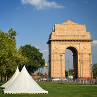 New look India Gate and Rajpath (now Kartavya Path)