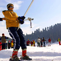 Bunny slopes at Poma