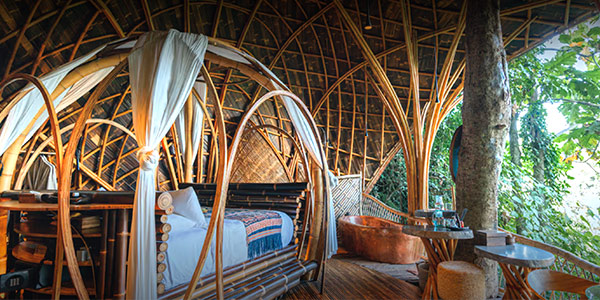 Eco-friendly Bali resort Bambu Indah's glorious bamboo and copper Moon House
