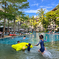 Bali child-friendly hotels, Courtyard Nusa Dua is a great dafe clean choice