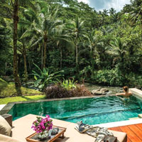 Top Bali spas, Four Seasons Sayan villa pool