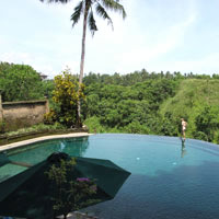 Ubud resorts review, Pita Maha pool view