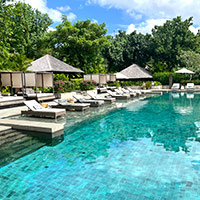 Raffles Bali review, a top luxury resorts contender — main pool