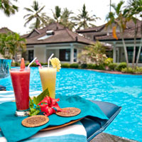 Bintang Senggigi poolside cocktails