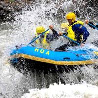 Sapporo fun guide, white-water rafting in Hokkaido