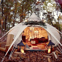 Tokyo glamping - Circus Outdoor luxury tent at Okutama