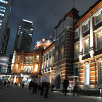 Tokyo fun guide, the revamped Tokyo Station at night